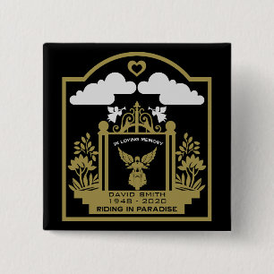 Pillar Candle 15 Cm Square Badge