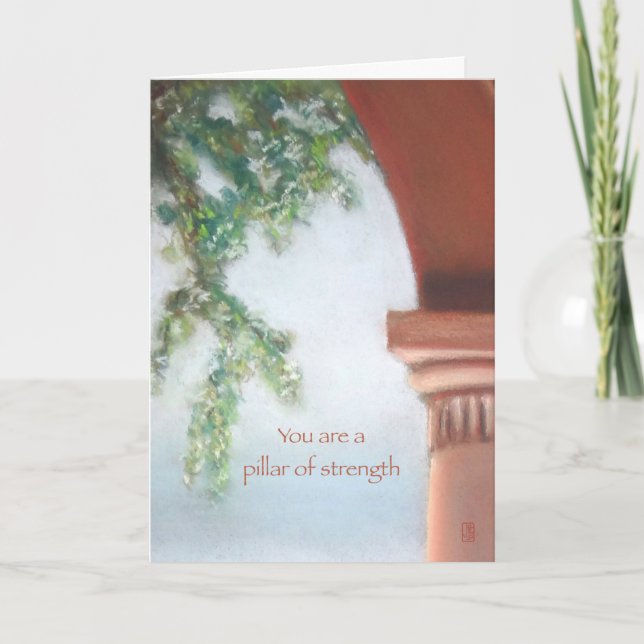 Pillar of Strength Thank You Card (Front)