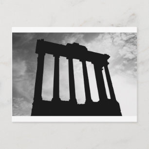 Pillar Silhouette Postcard