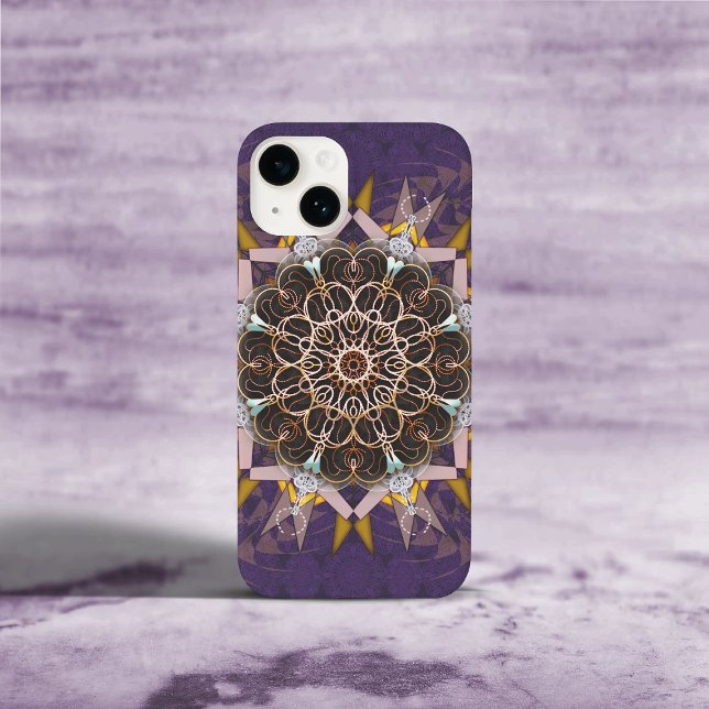 Pillared Thread Tie-In Purpura iPhone 14 Case (Creator Uploaded)