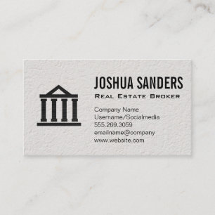 Pillars Antique Building Business Card