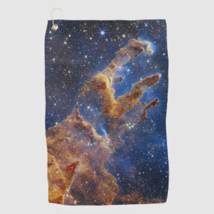 pillars creation Webb Space Telescope science nasa Golf Towel