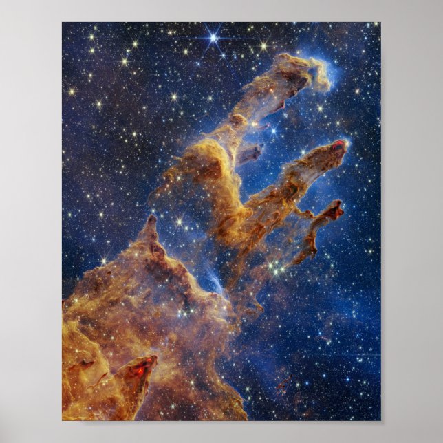 pillars creation Webb Space Telescope science nasa Poster (Front)