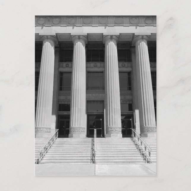 Pillars of Angel Hall Postcard (Front)