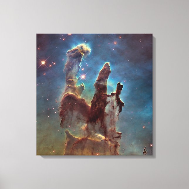 Pillars of creation canvas print (Front)