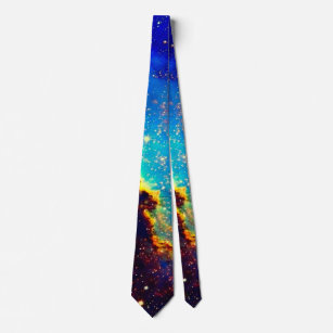Pillars of Creation Custom Satin Space Necktie