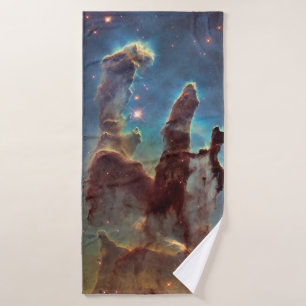 Pillars of Creation, Eagle Nebula Hubble Space Bath Towel