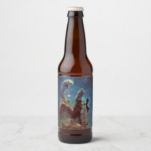 Pillars of Creation, Eagle Nebula Hubble Space Beer Bottle Label