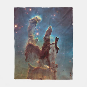 Pillars of Creation, Eagle Nebula Hubble Space Fleece Blanket