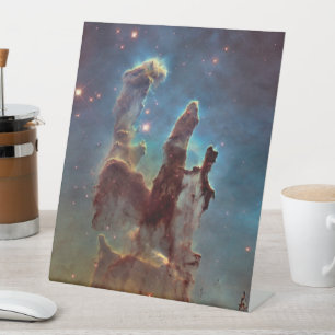Pillars of Creation, Eagle Nebula Hubble Space Pedestal Sign