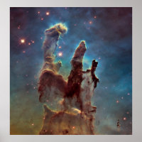 Pillars of Creation, Eagle Nebula Hubble Space
