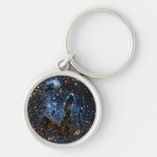 Pillars Of Creation Eagle Nebula Near Infrared Key Ring