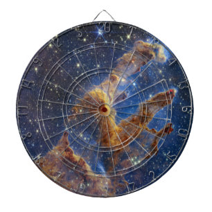 Pillars of Creation Eagle Nebula Webb Telescope Dartboard