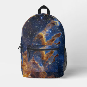 Pillars of Creation Eagle Nebula Webb Telescope Printed Backpack