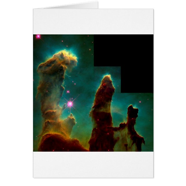 Pillars of Creation - Hubble Space Telescope Image (Front)