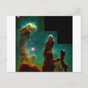 Pillars of Creation - Hubble Space Telescope Image Postcard