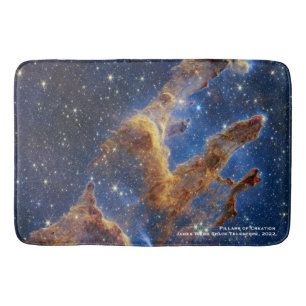Pillars of Creation James Webb Hi-Res 2022 Bath Mat