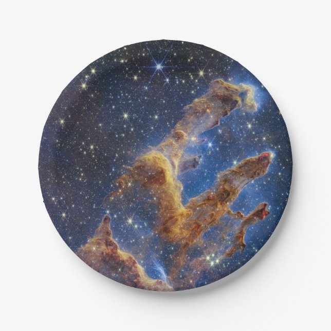 Pillars of Creation Looks Like T-Rex Paper Plate (Front)