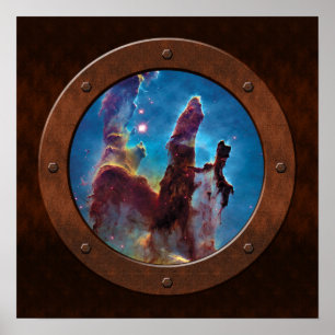 Pillars of Creation M16 Eagle Nebula Poster