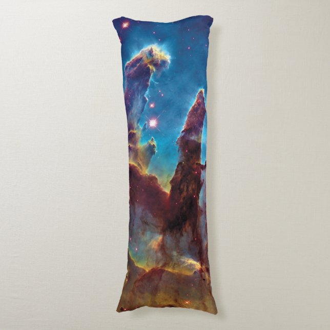 Pillars of Creation M16 Eagle Nebula Space Photo Body Cushion (Front Vertical)