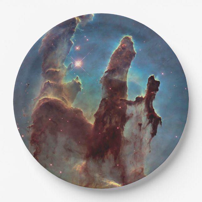 Pillars of creation paper plate (Front)