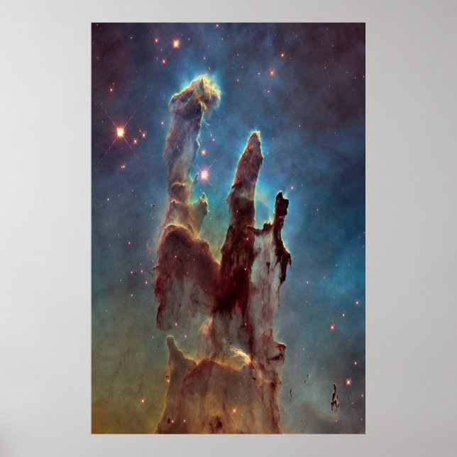 Pillars Of Creation Photographic Poster (Front)