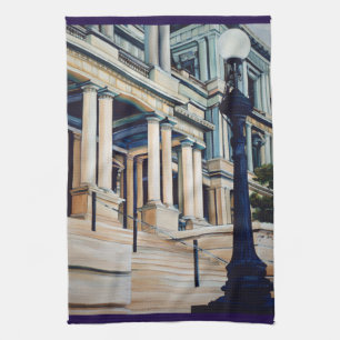 Pillars of Power, Washington, DC Tea Towel