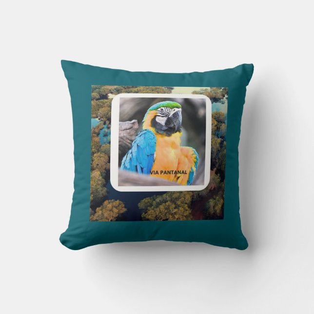 Pillow 16" x 16" Arara (Front)