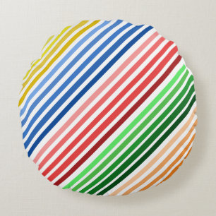 Pillow -5 Groups of Coloured Lines