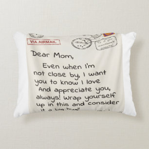 Pillow Anniversary Birthday Gift for Mum