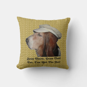 Pillow Basset Hound Been There Done That