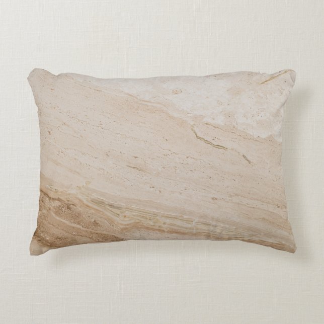 Pillow beige stone marble  (Front)
