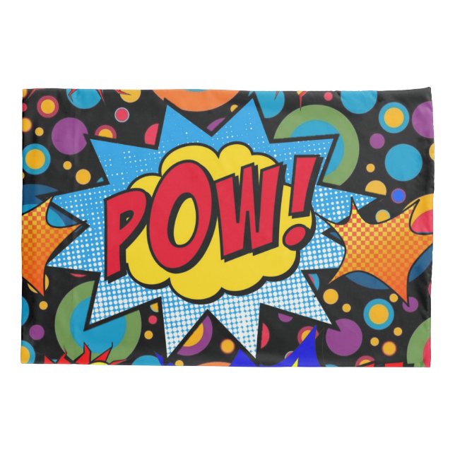 Pillow Case Colourful Colours Pow (Back)