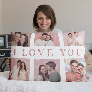 Pillow Case Custom Couple Photos Valentine Gift