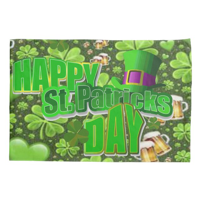 Pillow Case St. Patrick's Day (Back)