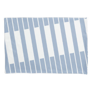 Pillow Case Stripe White and Blue