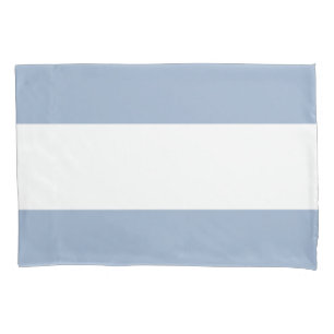 Pillow Case Stripe White and Blue