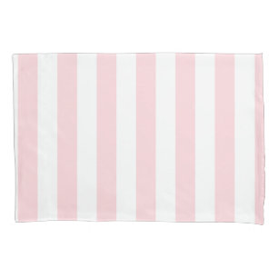 Pillow Case Stripe White and Pink 