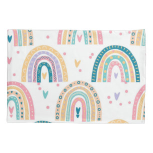 Pillow Case White Watercolor