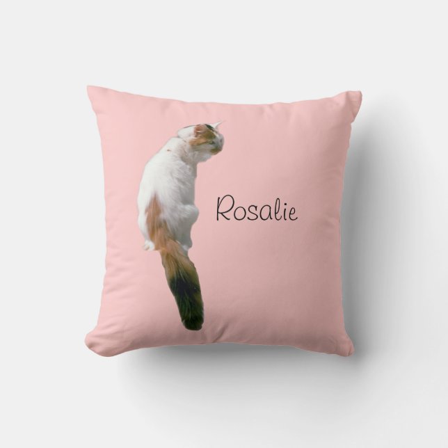 Pillow - Cat with Name (Front)