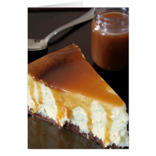 Pillow Cheesecake and Salted Butter Caramel Sauce (Front)