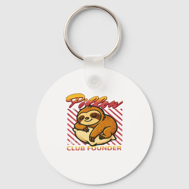 Pillow Club Founder Classic T-Shirt Key Ring (Front)