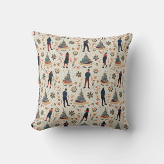 Pillow cushion with modern, warm padding
