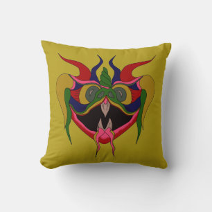 PILLOW DETAILED CHINESE DRAGON ART PRINT