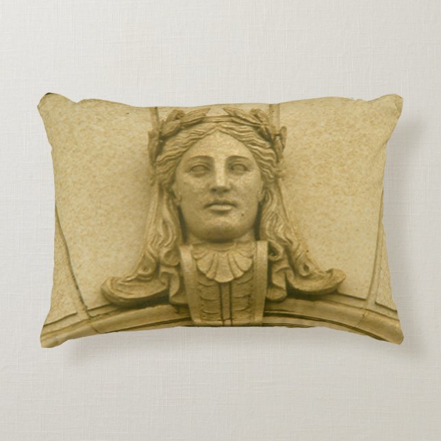Pillow - Female Architectural Head (Front)