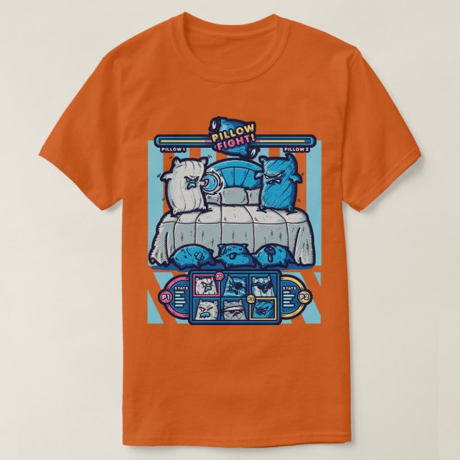 Pillow Fight  T-Shirt (Design Front)