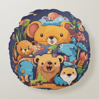 pillow for kids- round shape