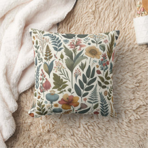 Pillow full of grass and trees