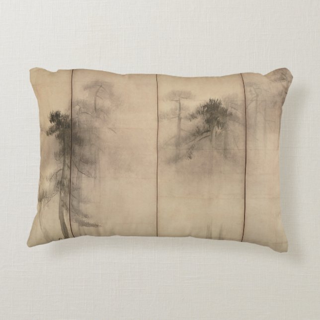 Pillow Hasegawa Tohaku Pine Trees 16th Japanese (Back)