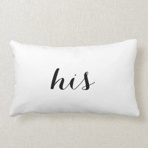 Pillow   His - doublesided